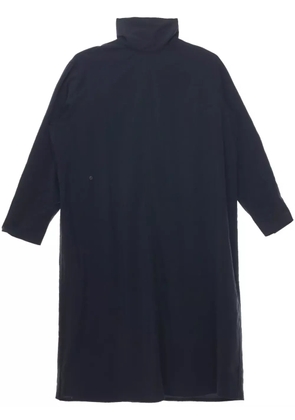 Studio Nicholson asymmetric-fold midi dress - Blue
