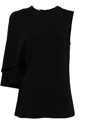 Stella McCartney asymmetric one-sleeve top - Black