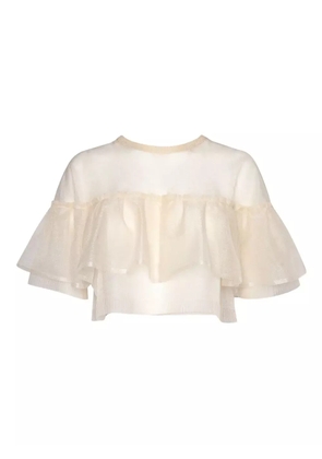 Philosophy Di Lorenzo Serafini Kids ruffled t-shirt - Neutrals