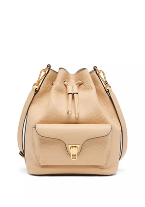 Coccinelle medium Beat bucket bag - Neutrals