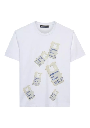FREEDOM OF SPACE Freedom Locker T-shirt - White