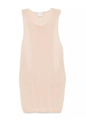 Alysi cotton tank top - Neutrals