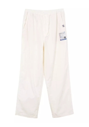 in･stru(men-tal). elastic-waistband trousers - White