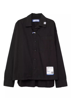 in･stru(men-tal). long-sleeve Oxford shirt - Black