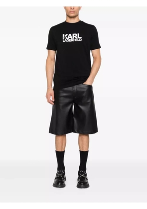Karl Lagerfeld logo-print T-shirt - Black