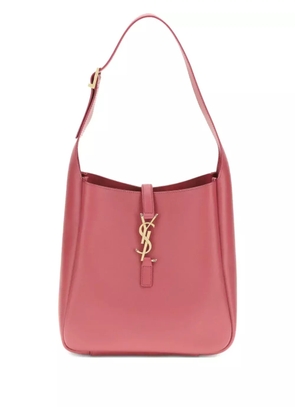Saint Laurent leather YSL logo shoulder bag - Pink