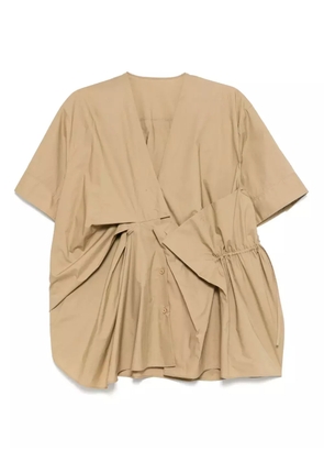 JNBY kink-embellished shirt - Neutrals