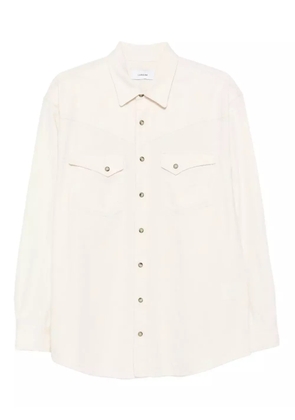 Lardini double-pocket cotton shirt - White