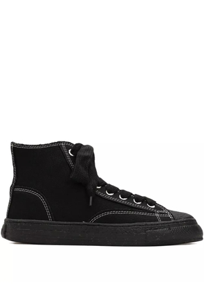 General Scale. Roy high-top canvas sneakers - Black