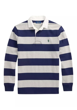 Polo Ralph Lauren The Iconic Rugby striped long-sleeves polo shirt - Blue