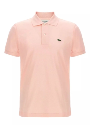 Lacoste logo-patch side-splits polo shirt - Pink