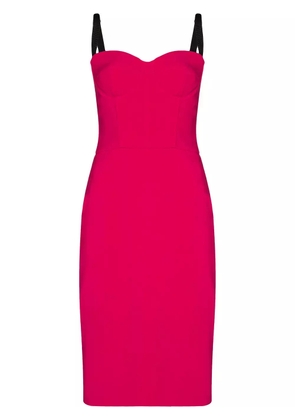 Dolce & Gabbana bustier-style midi dress - Pink