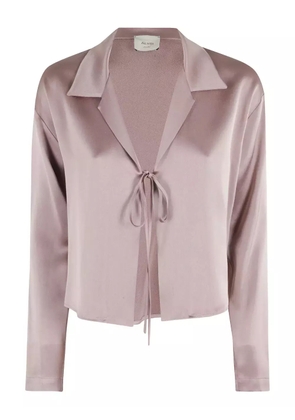 Alysi lace-up top - Pink
