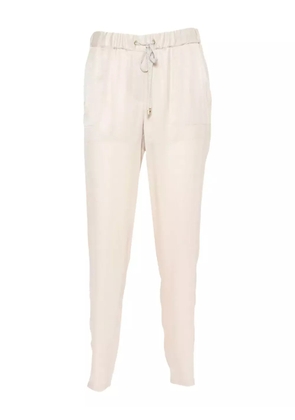 Lorena Antoniazzi drawstring trousers - Neutrals