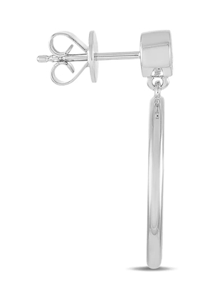 LB Exclusive 14K white gold diamond earrings