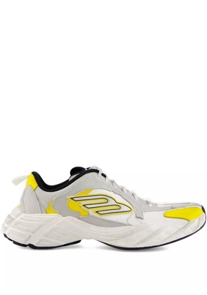 Balenciaga Monday leather logo sneakers - Grey