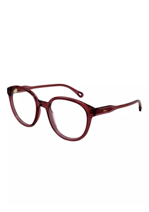 Chloé Eyewear round-frame glasses - Red