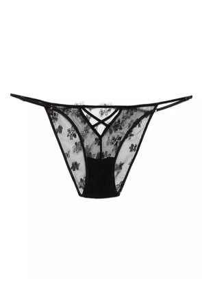 Kiki de Montparnasse all over lace panty - Black