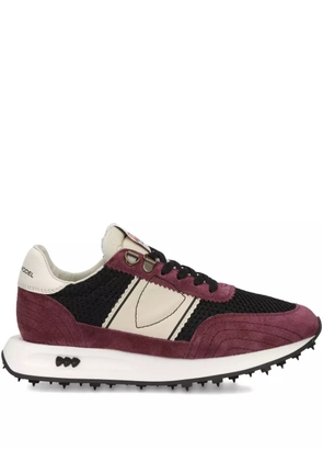 Philippe Model Paris mesh-panel suede low-top sneakers - Black