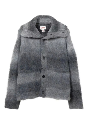 KAMIYA sailor-collar cardigan - Black