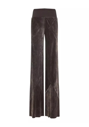 Rick Owens panelled straight trousers - Brown