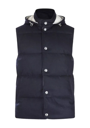 Eleventy quilted-pattern gilet - Blue