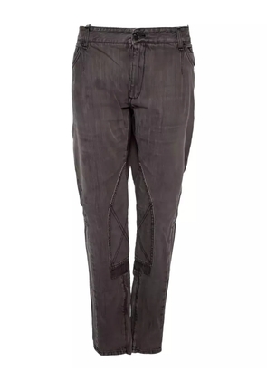 Roberto Cavalli Vintage silk denim jeans - Black