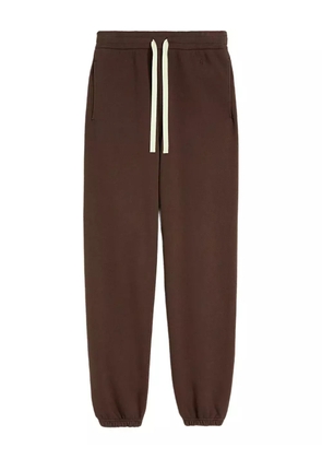 JIL SANDER+ cotton terry track pants - Brown