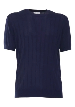 Kangra ribbed crew-neck T-shirt - Blue