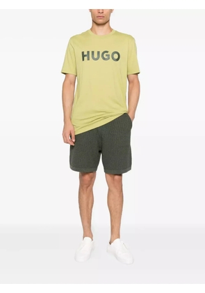 HUGO logo-print T-shirt - Green
