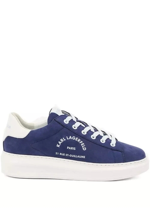 Karl Lagerfeld logo-print sneakers - Blue