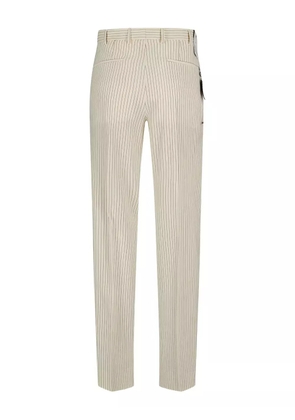 PT Torino pinstripe pleated trousers - Neutrals