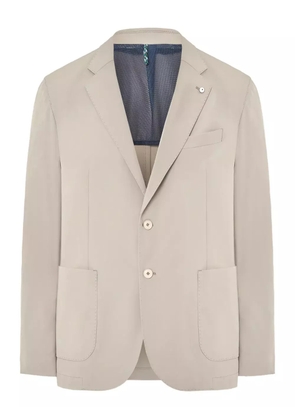 L.B.M. 1911 button-fastening patch-pocket blazer - Neutrals