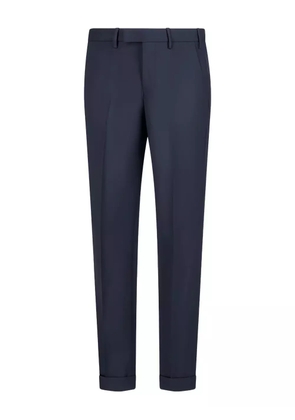 PT Torino straight-leg cuffed trousers - Blue