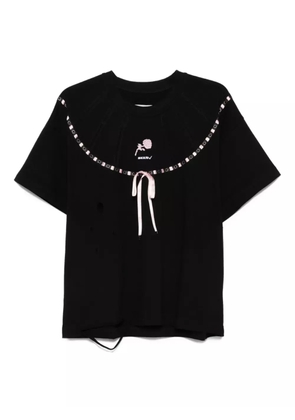Seen Users Altered Dreamwear embellished-bow T-shirt - Black