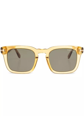 TOM FORD Eyewear square-frame sunglasses - Yellow