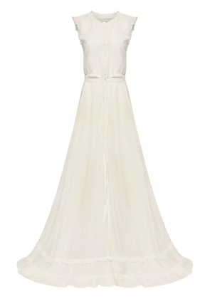MM6 Maison Margiela cotton gown - Neutrals