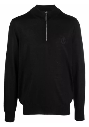 Billionaire pullover zip jumper - Black