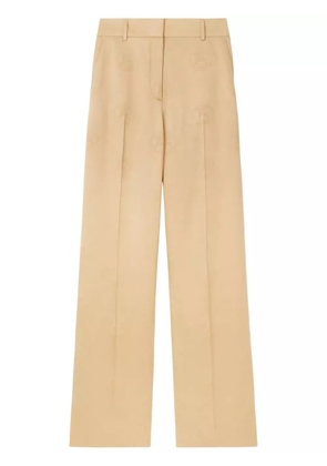 Burberry EKD wide-leg silk trousers - Neutrals
