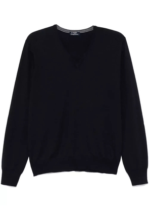 Barba virgin-wool sweater - Blue
