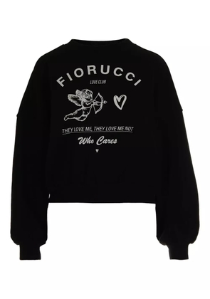 Fiorucci cupid-print sweatshirt - Black