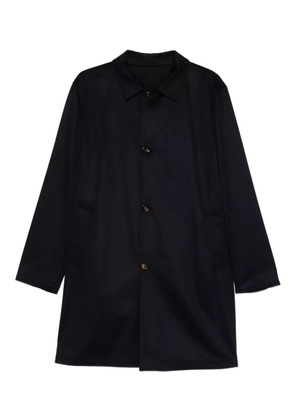 Kired button-fastening coat - Blue