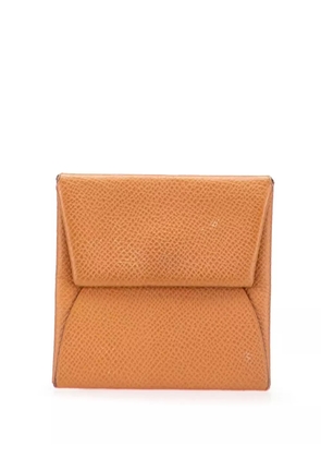 Hermès Pre-Owned 2017 Epsom Bastia coin pouch - Orange
