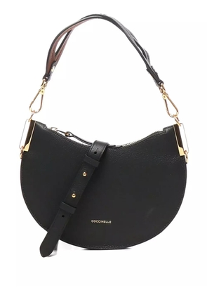 Coccinelle small Sunup half-moon shoulder bag - Black