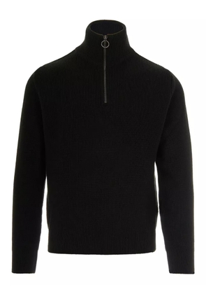 Paul & Shark ribbed-knit sweater - Black