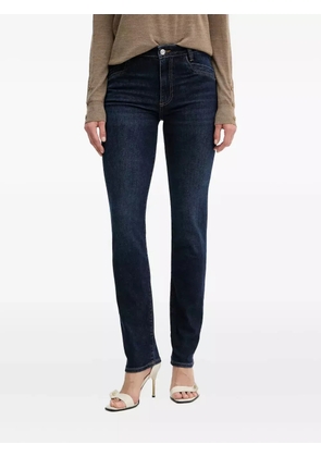 BOSS detailed straight-leg jeans - Blue