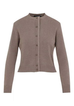 Fabiana Filippi ribbed button cardigan - Neutrals