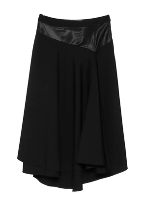 Marni satin-panel midi skirt - Black