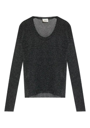 ISABEL MARANT ribbed top - Black