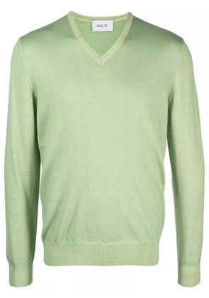 D4.0 virgin-wool crew-neck jumper - Green